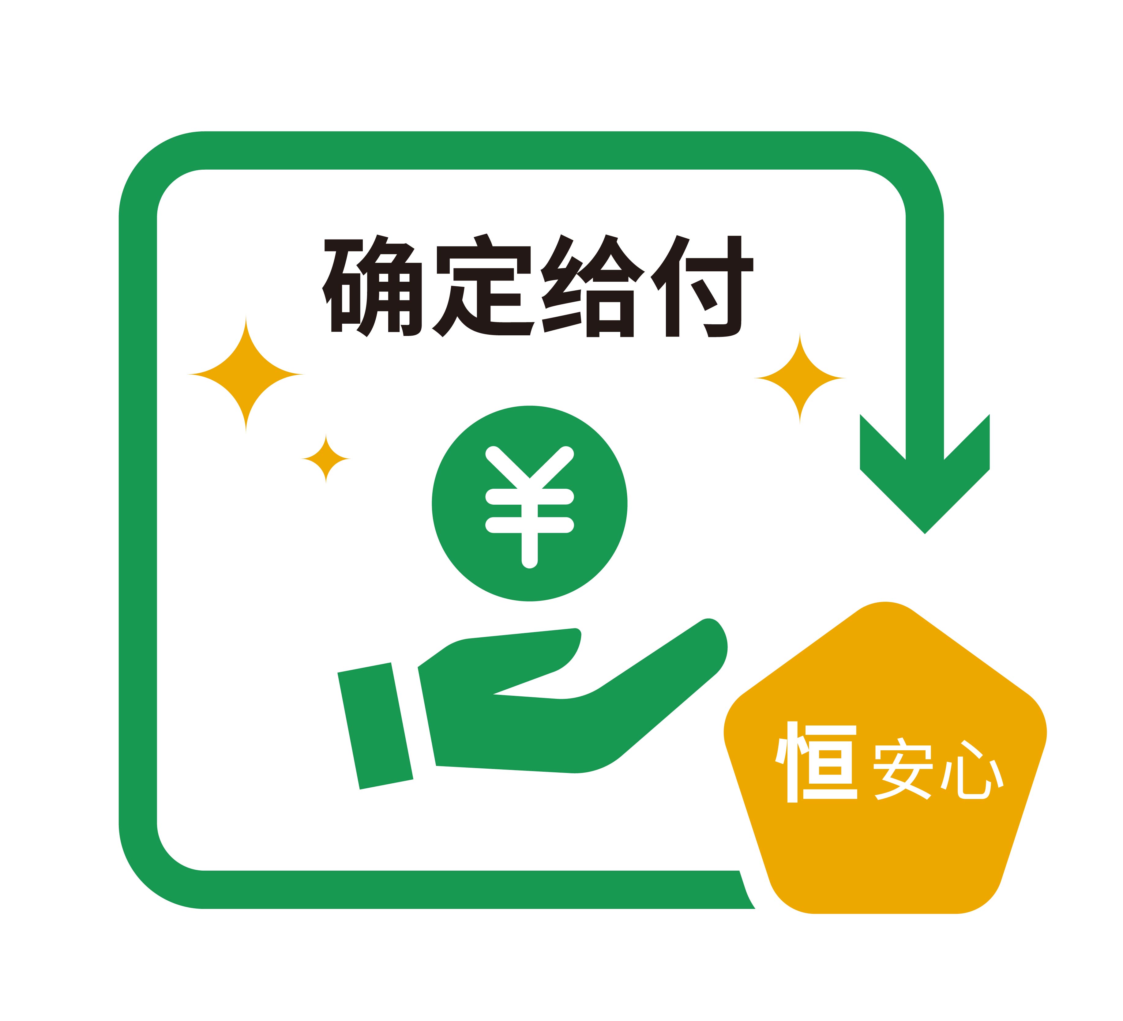 确定给付，恒安心